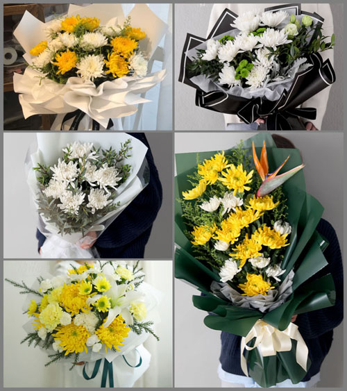 江苏南通海门市海门港新区凤飞村白事花束代送